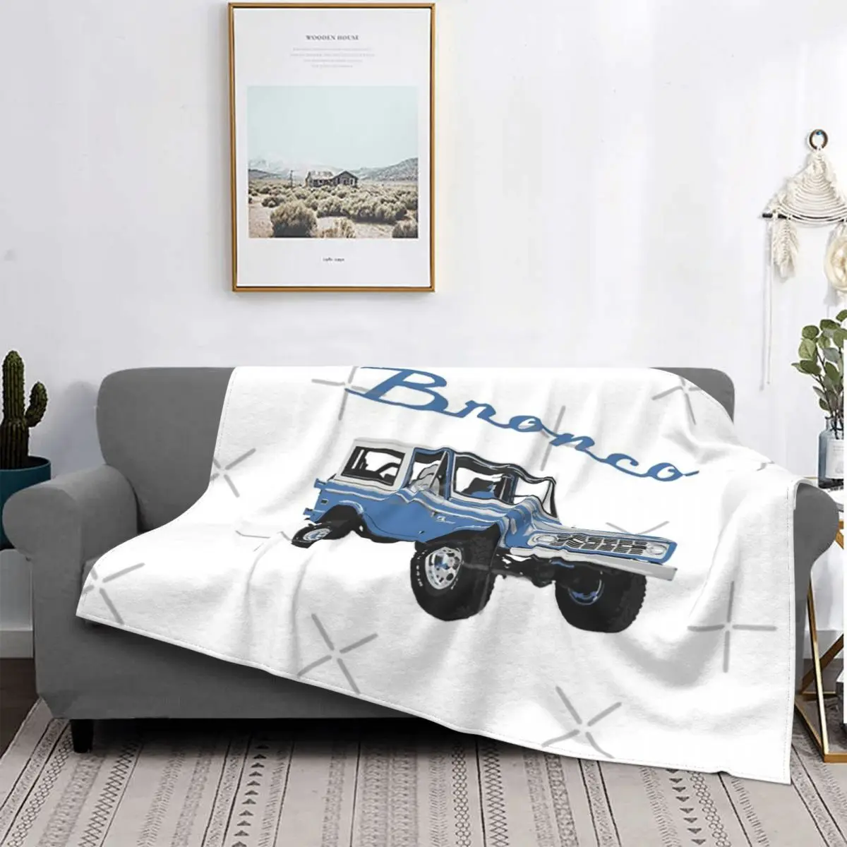 

Manta clásica de Ford Bronco para el hogar, colcha de cama, edredones a cuadros, manta de 90, Sudadera con capucha, textil de lu