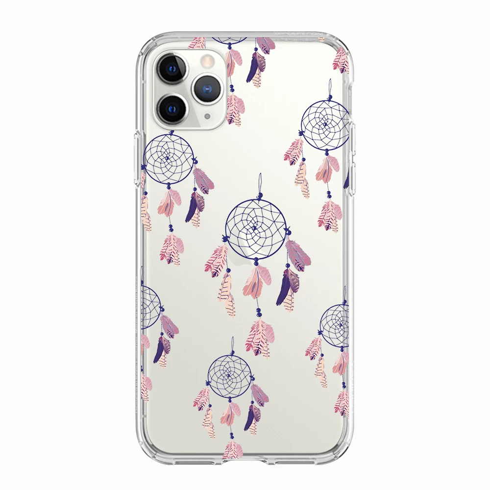 Чехол для телефона ciciber разноцветный ретро с цветами Ловец снов Apple iPhone 11 Pro Max X XR XS