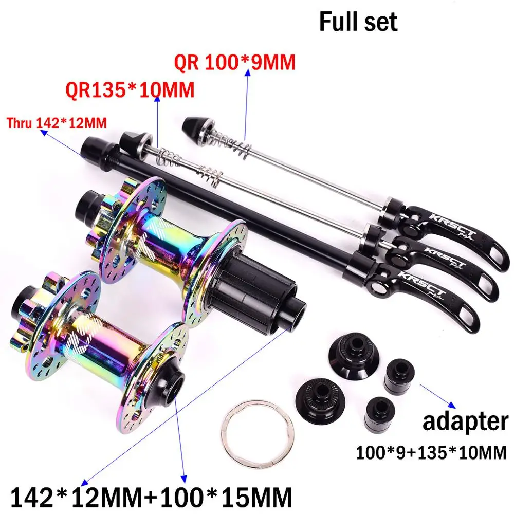 Велосипедная Радужная ступица KRSEC 32H велосипедный дисковый тормоз 5 подшипников 6