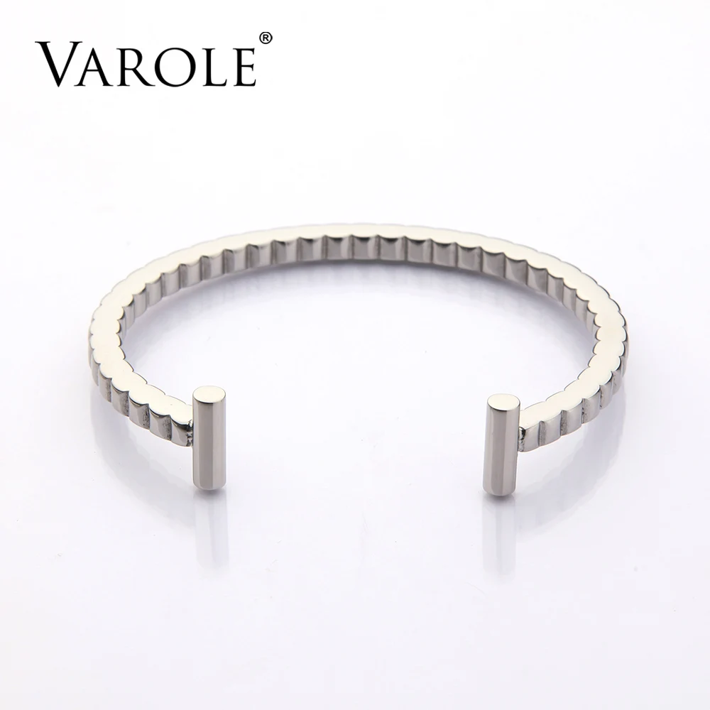VAROLE простые элегантные браслеты манжетного типа Браслеты для Для женщин
