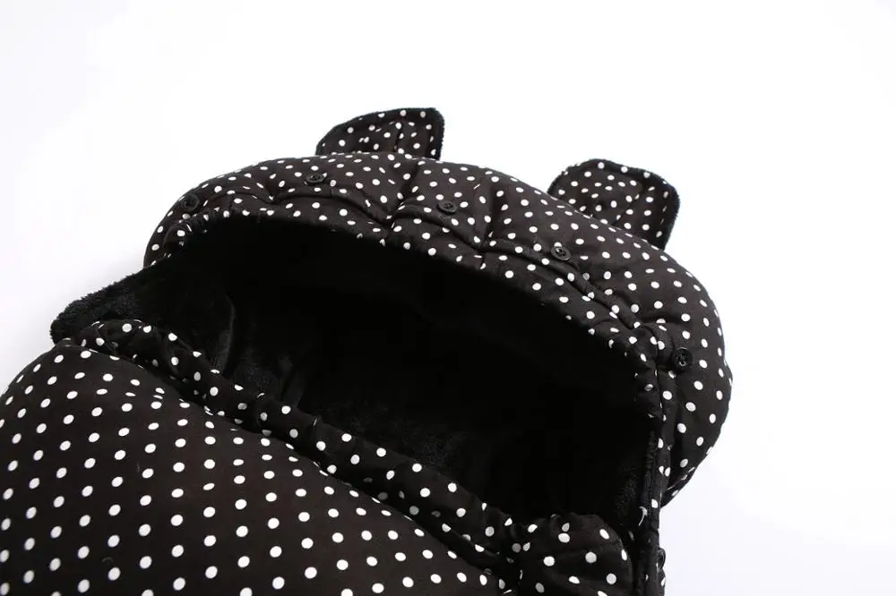 Осенне зимний теплый детский спальный мешок для коляски мягкий малышей улицы 0 36