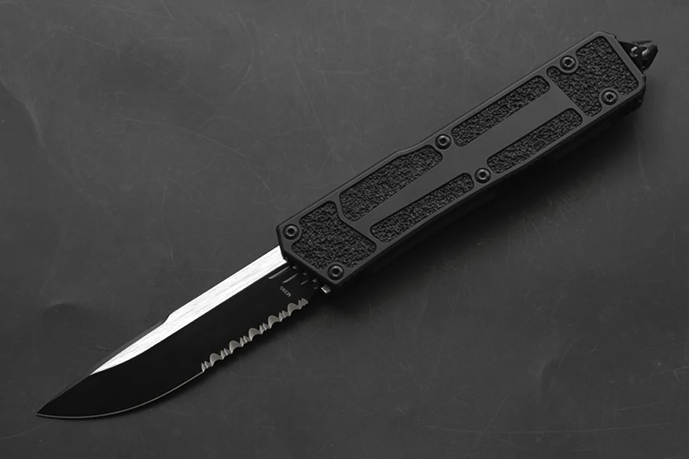 Нож VESPA с лезвием из стали M390 61HRC черного цвета, рукоять из алюминия 7075 для активного отдыха, охоты, кемпинга и выживания, тактический инструмент EDC.