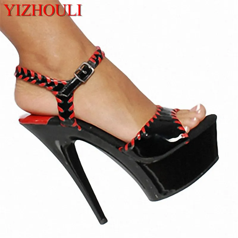Summer sandals comfortable 15cm platform shoes sexy 6 inch heels dancing | Спорт и развлечения