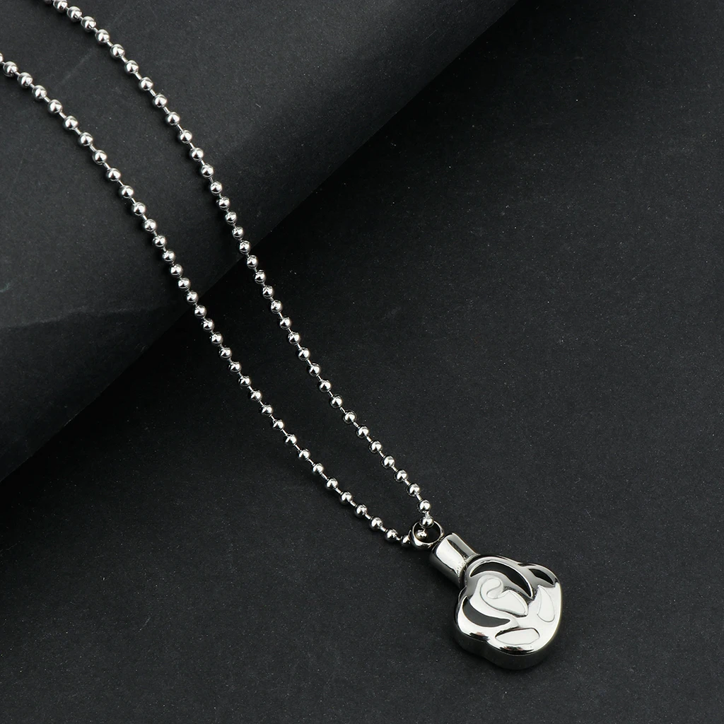 Ожерелье в форме урны из нержавеющей стали разных видов подвеска с цепочкой