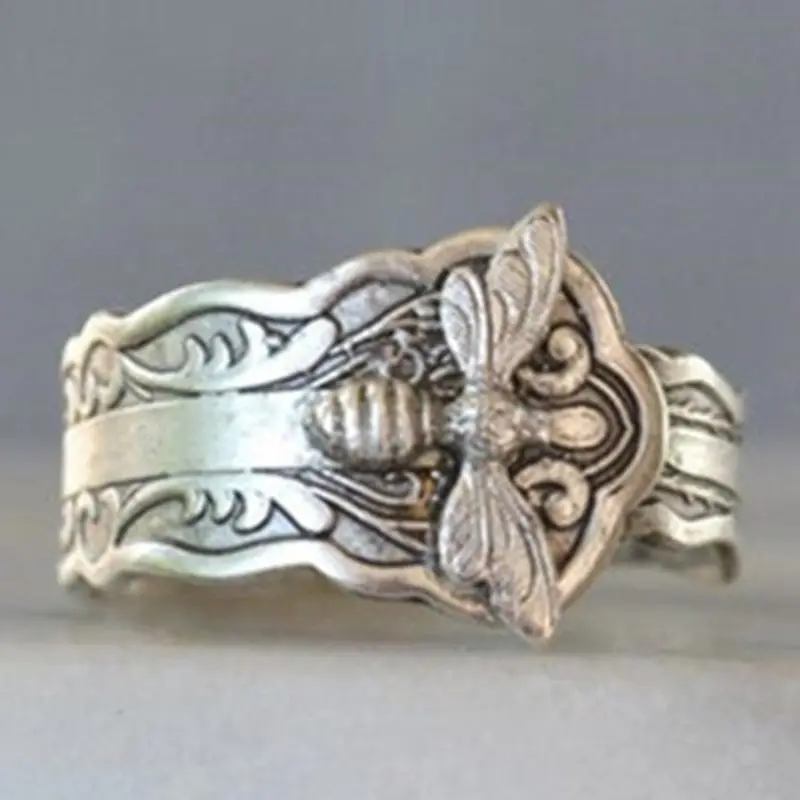 

Vintage Simple Metal Dragonfly Rings for Women 2022 New Arrivals Women's Promise Ring Bridal Wedding Jewelry Accessories Gifts