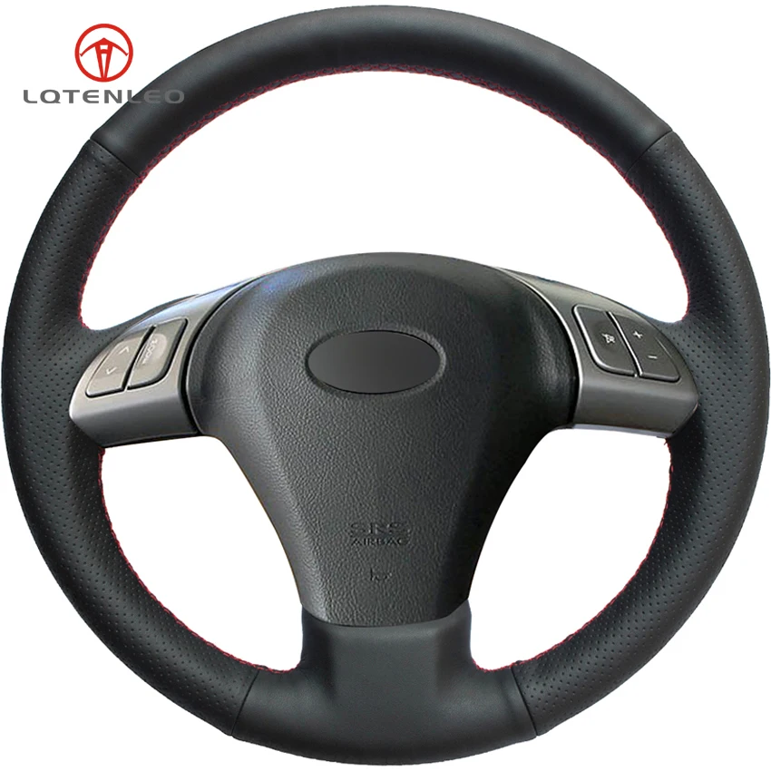 LQTENLEO черная натуральная кожа сделай сам ручная строчка для Subaru Tribeca 2007 2014 B9 2006