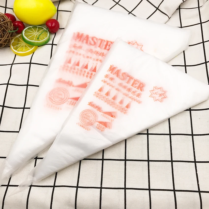 100 шт. Еда Класс Пластик Одноразовые кондитерский мешок насадка для выпечки