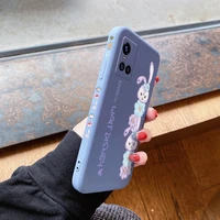 for vivo s10 s10 pro s9 case with cute side pattern back cover silica cartoon casing