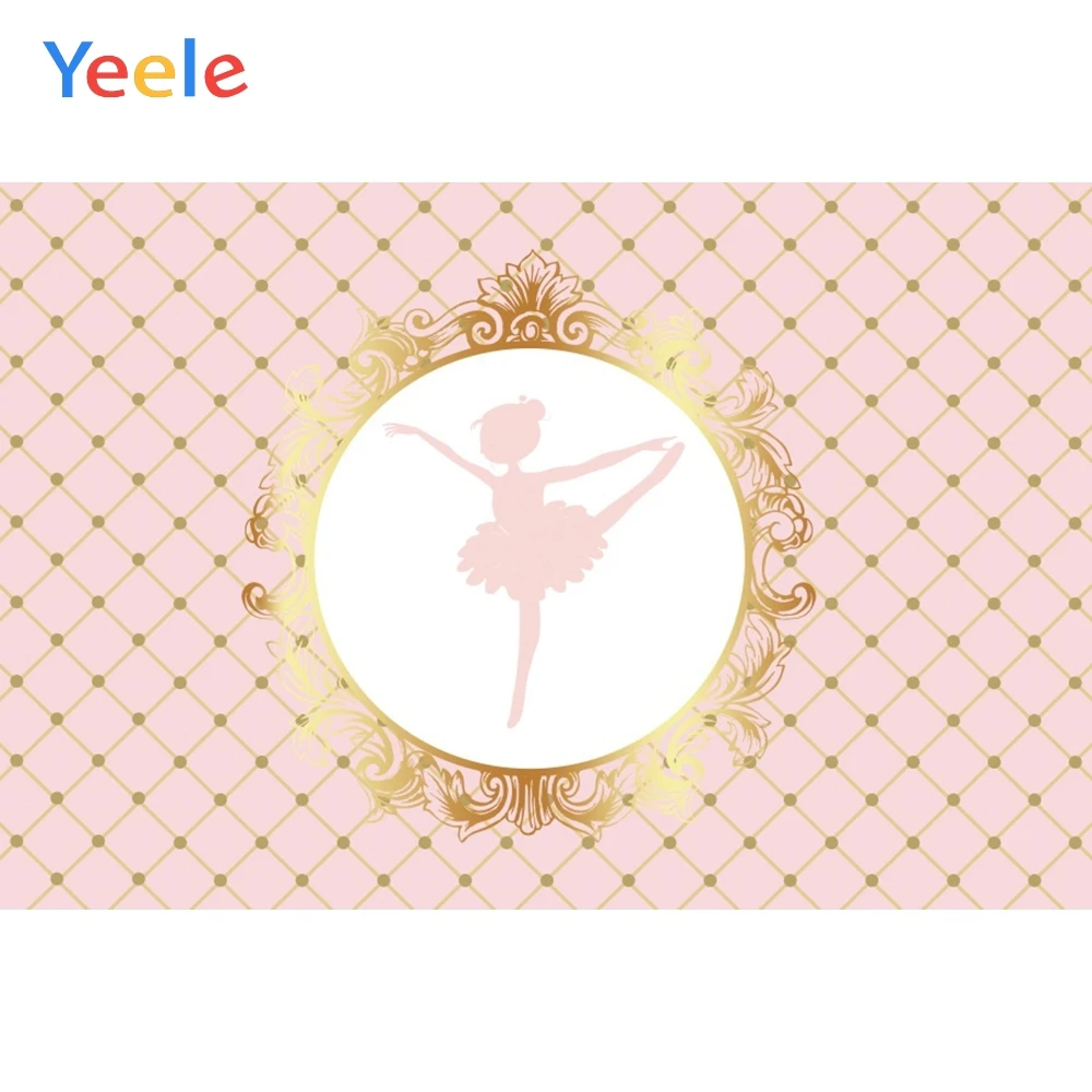 

Yeele Baby Birthday Ballet Dancer Girl Princess Party Newborn Photography Backgrounds Photographic Backdrops for Photo Studio