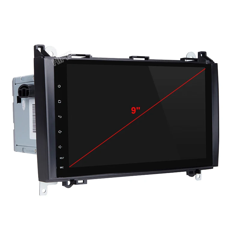 Автомобильный мультимедийный плеер IPS DSP GPS Android 10 2 Din DVD для Mercedes/Benz/Sprinter/Viano/Vito/B