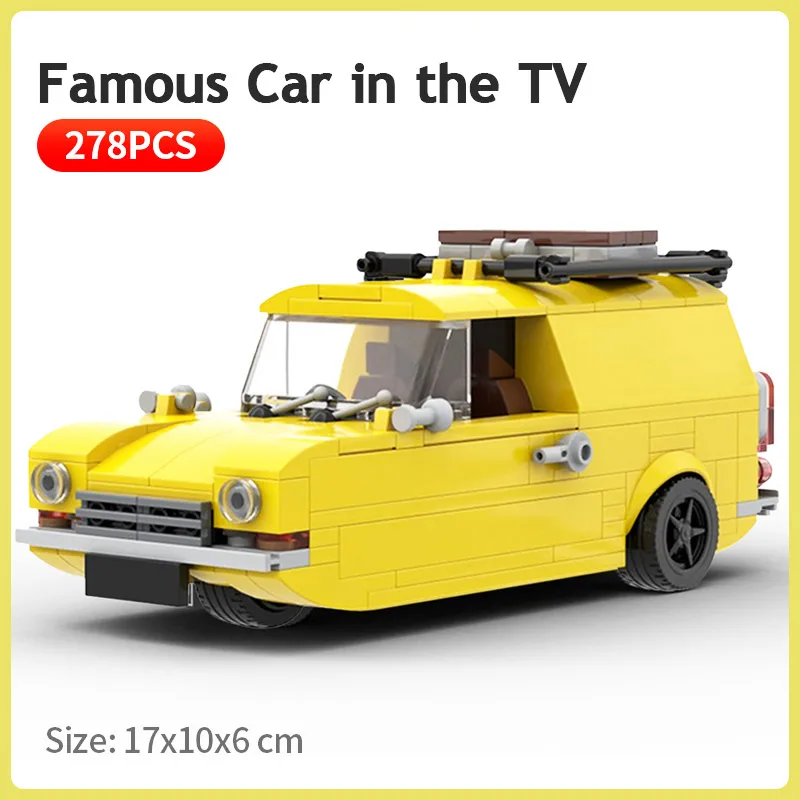 

Famous Car in TV Only Fools and Horses Building Blocks Stunt Vehicle Model Kids DIY Bricks Assembly Toys for Children Xmas Gifts