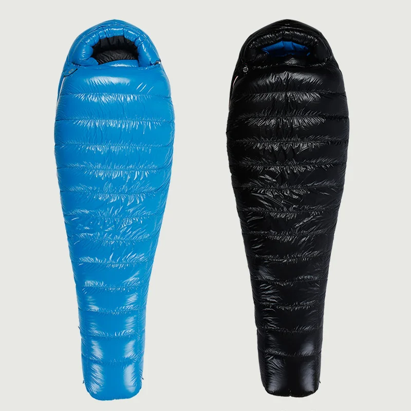 Спальный мешок AEGISMAX серии G для кемпинга ультралегкий нейлоновый с белым гусиным