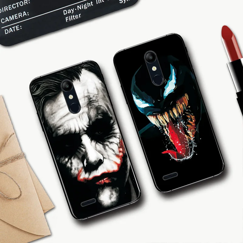 Cute Fashion Phone Case For LG K8 K7 K4 Black TPU Back Cover For LG K8 K10 K40 Case Bumper For LG K12 Plus LG X4