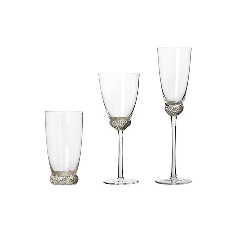 1 шт. роскошные стеклянные бокалы для вина со стразами напитков праздвечерние