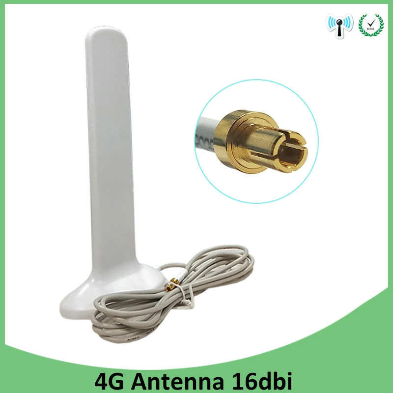 Grandwisdom  3G 4G IOT  LTE Antenna TS9 Male Connctor 16dBi 2m 3G external antenna for wireless 4G Modem Router antenne arieal