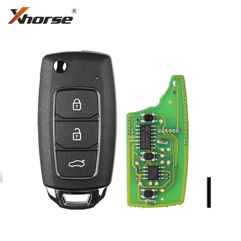 

Универсальный проводной дистанционный брелок Xhorse VVDI2 XKHY05EN HYU.D для Hyundai
