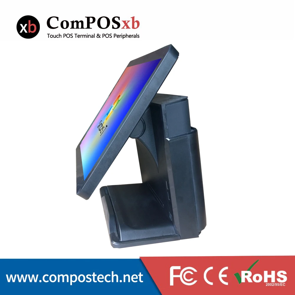 POS-системы Windows Pos все в одном 15-дюймовый POS-терминал емкостный сенсорный кассовый
