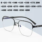 Очки для чтения с большим ободком для мужчин и женщин, модные увеличительные аксессуары в стиле ретро, с диоптриями из титана + 175