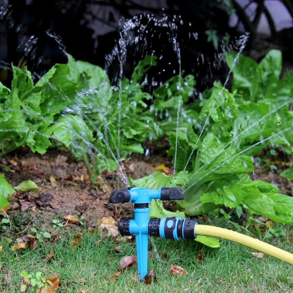 

Automatic sprinkler 360 degree agricultural irrigation watering vegetable flower gardening tool rotating atomized garden lawn