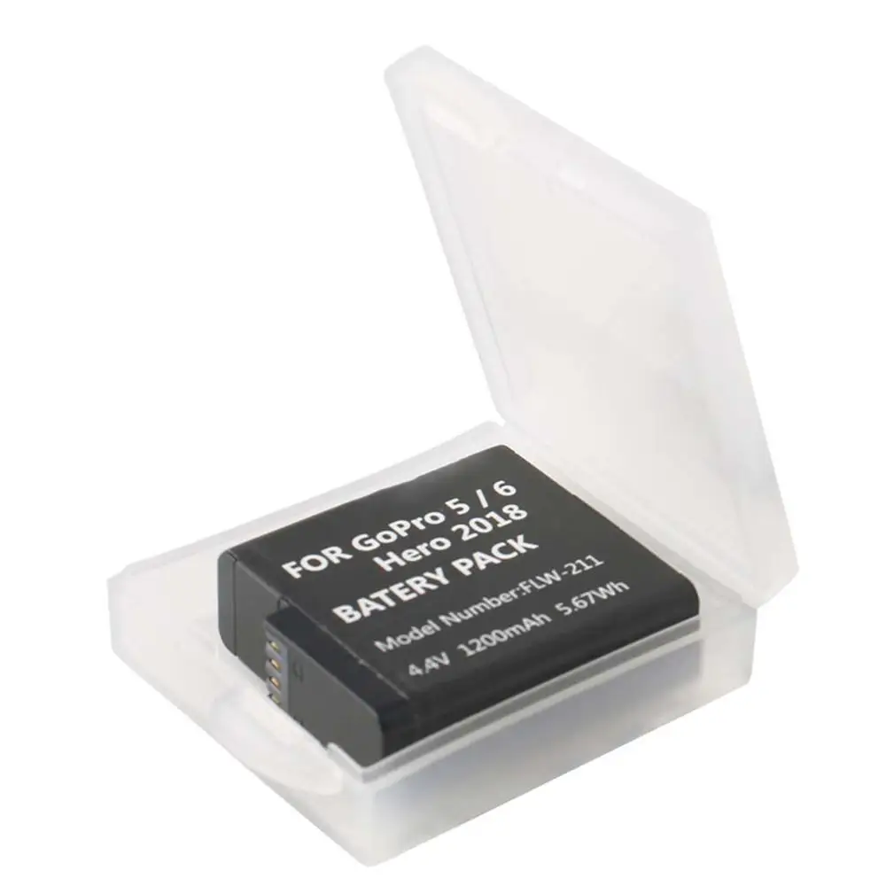 1 шт. новый ящик для хранения батареи камеры GoPro Hero 5 6 Xiaomi Yi MiJia SJ4000 SJ5000 |