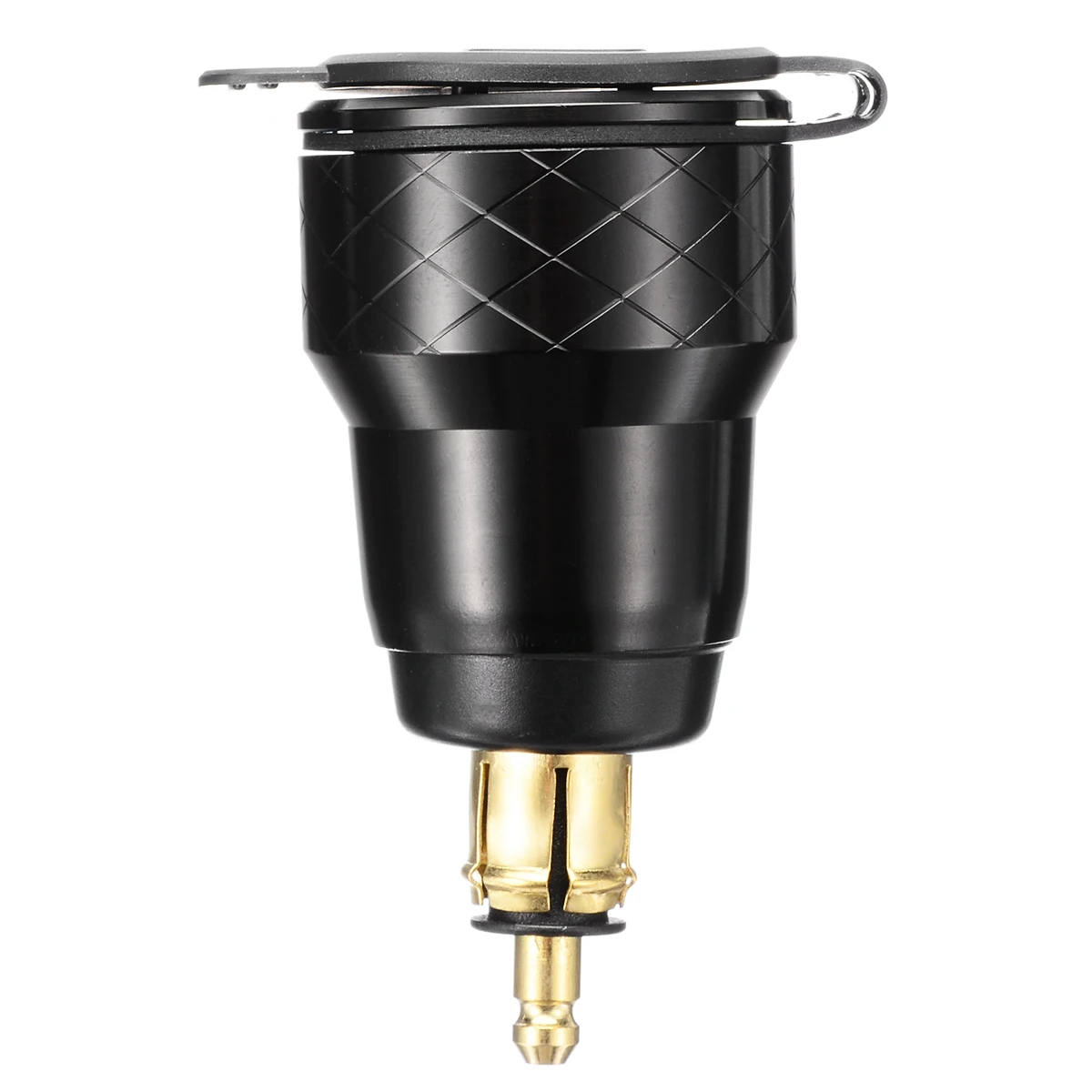 Черное зарядное устройство из алюминиевого сплава с двумя USB портами для BMW