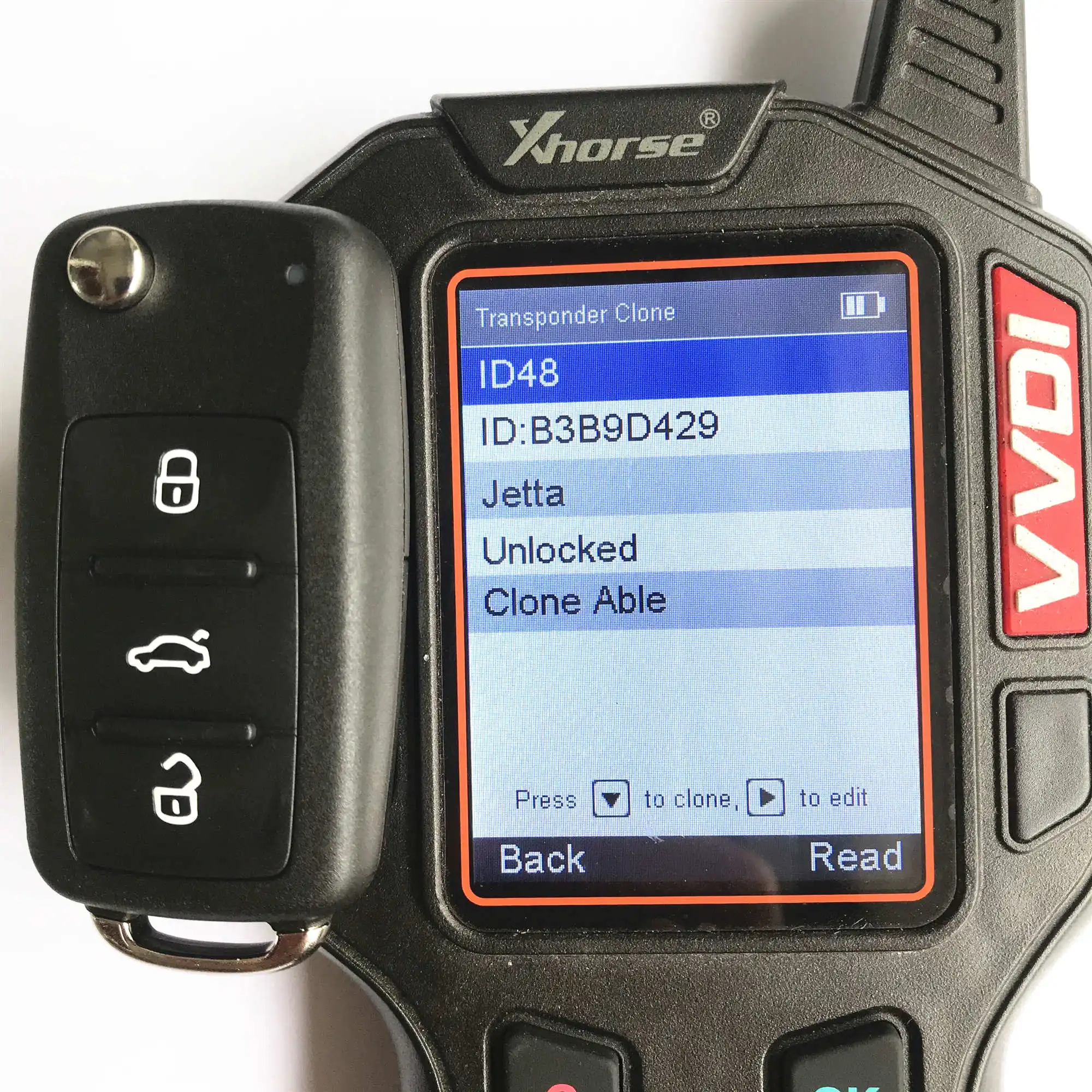 Оригинальный мобильный телефон 3 кнопки 434 МГц дистанционный ключ для VW Golf Jetta