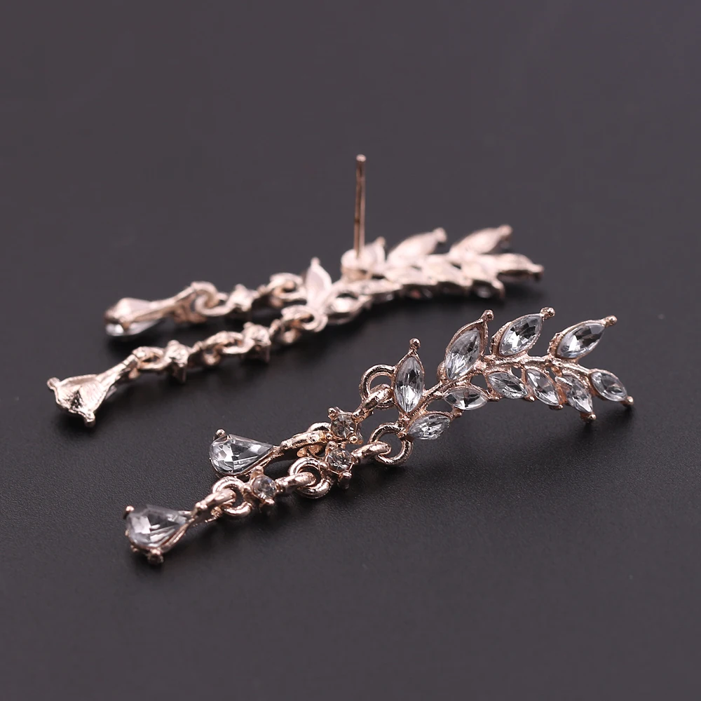 Новые женские серьги в виде длинных кристаллов|Серьги-подвески| |