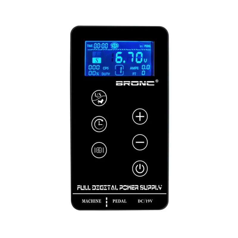 2020 New Arrival Professional Bronc Tattoo Power LCD Digtal With Bronc-V6 Machine Pen kit Free Shipping | Красота и здоровье