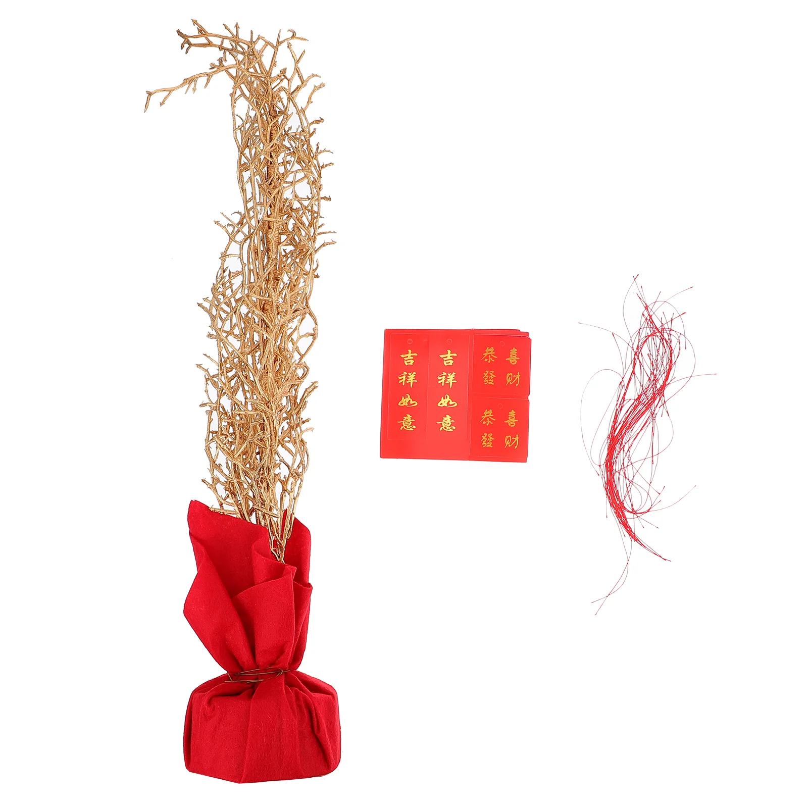 

1pc Fortune Tree Adornment Resin New Year Adornment Resin Luck Tree Decor