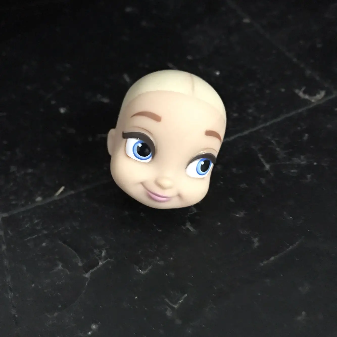 1 шт. оригинальные головы принцессы самодельные аксессуары для кукол Кукла лысый материал мультфильм принцесса каваи Эльза Анна фигурка модель игрушки