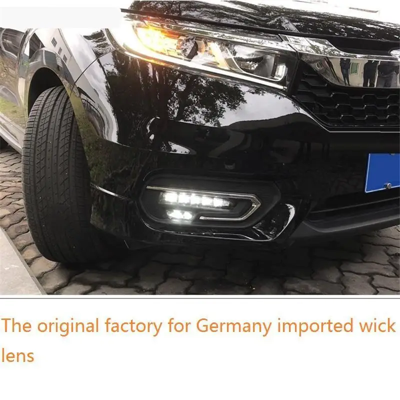 MODEL B Drl Automovil Cob дневные ходовые авто лампы Автомобильные светодиодные фары передние противотуманные задние Автомобильные фары в сборе 17 для Honda Avancier - Цвет: MODEL B