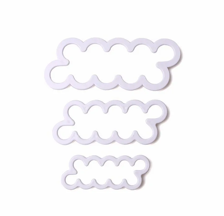 3 шт./компл. 3D Роза лепесток цветок резак элегантная форма для торта помадка