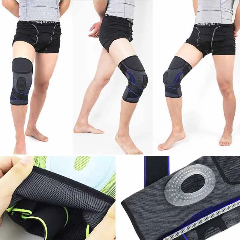 

1 Piece Men Women Knee Support Fitness Running Cycling Bandage Compression Sleeves Joint Pain Arthritis Relief Elastic Knee Pads
