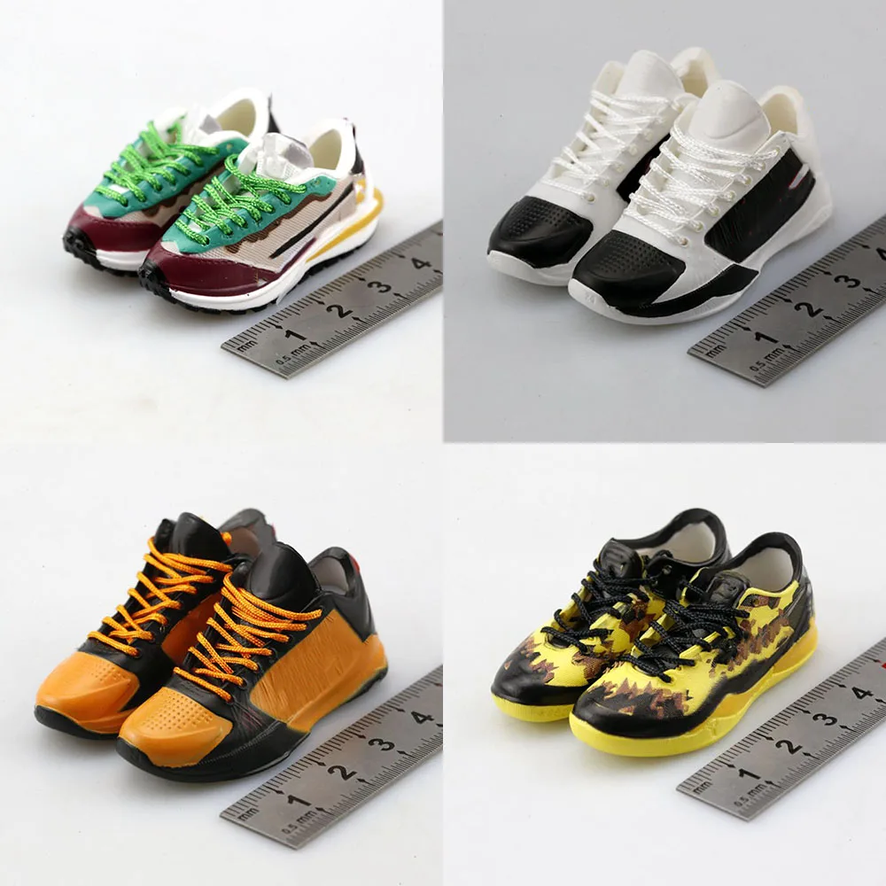 

In Stock 1/6 Men's Fashion Tactical Shoe Basketball Shoes Hollow Sneakers Shoes Model for 12 inches Action Figure Accessory