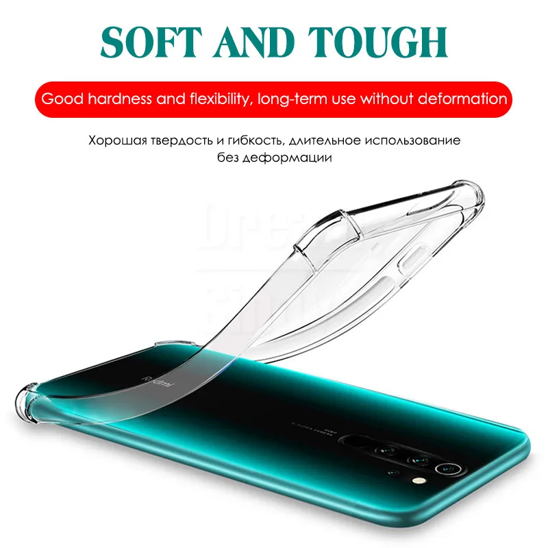 Airbag Shockproof Soft Case For Xiaomi Redmi Note 9 Pro Max 9S 8T 8A 7A 7 8 K20 K30 Zoom Full Cover MI 10 Lite Poco F2 X2 Cases | Мобильные