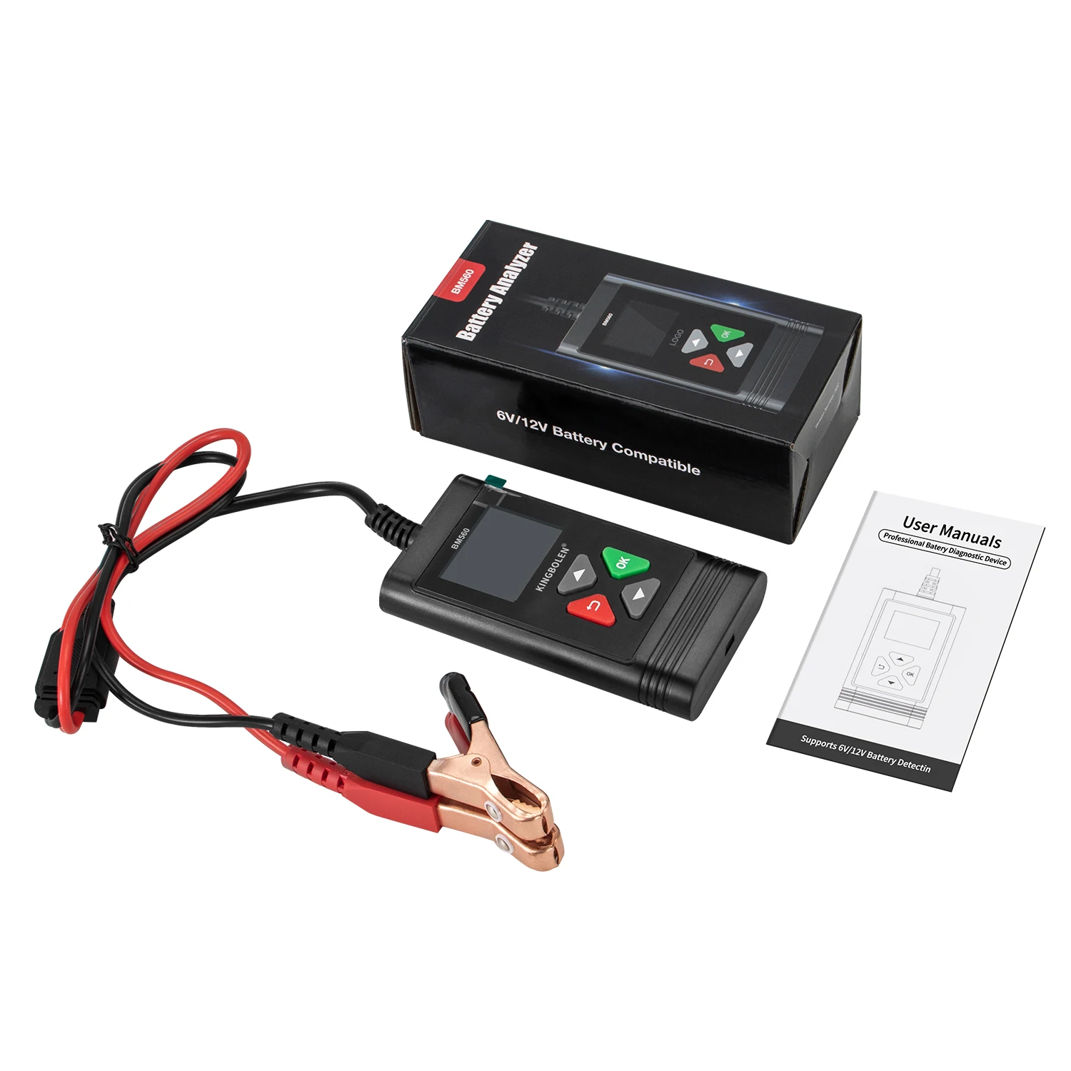 BM560 12V 6V Батарея Тесты er для автомобиля мотоцикла Системы анализатор 100-2000CCA 2-220AH