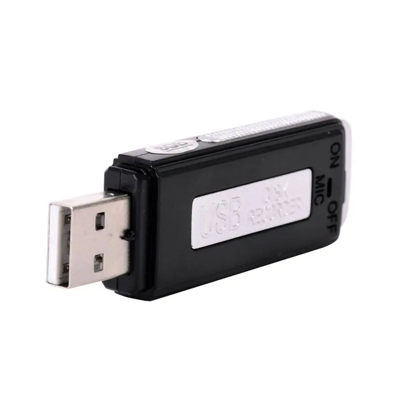 Мини 2 в 1 8 Гб USB ручка флеш-накопитель цифровой Аудио Диктофон 70 часов портативный