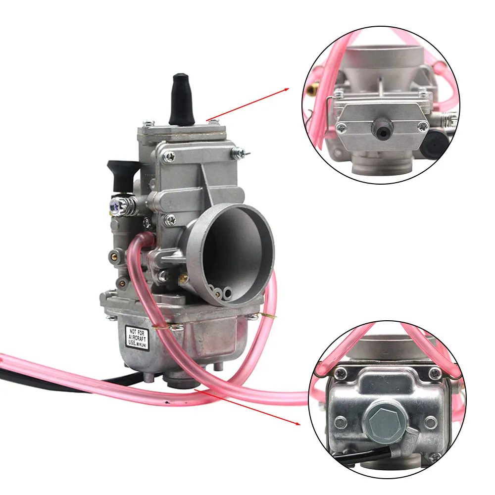 ZS мотоциклетный MIKUNI 28 мм 30 32 34 TM28 TM30 TM32 TM34 плоский слайд Smoothbore Carb для 2 T гоночного