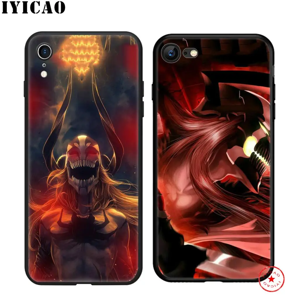 IYICAO Аниме Bleach мягкий черный силиконовый чехол для iPhone 11 Pro Xr Xs Max X или 10 8 7 6 6S Plus 5 5S SE
