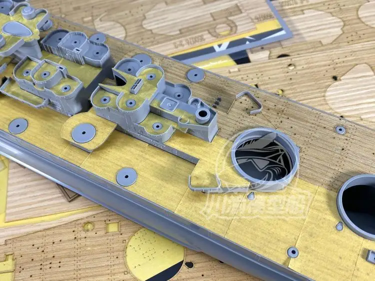 CY350076 1/350 Луизиана деревянная колода полностью закрывающая бумагу для veryfire VF350914