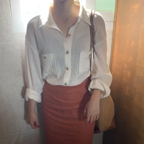 Новая Винтажная хлопковая клетчатая рубашка женские топы блузки с длинным