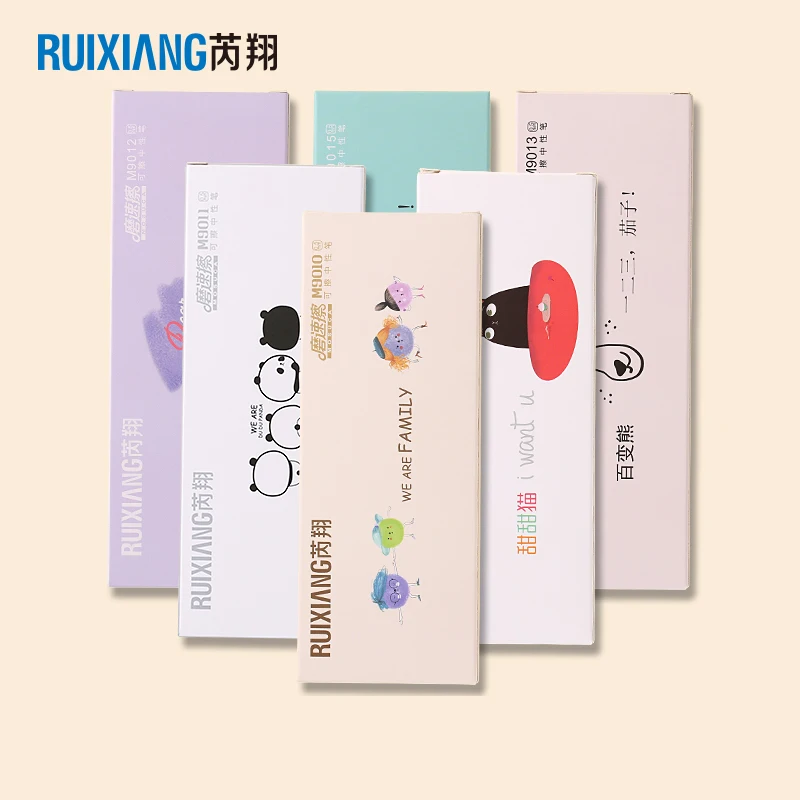 Милые канцтовары в корейском стиле Ruixiang стираемая гелевая ручка 0 5 мм с иглами