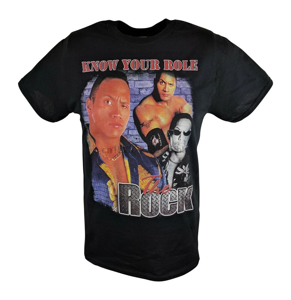 

The Rock 3 Pose Know Your Role 2020 Mens T-shirt
