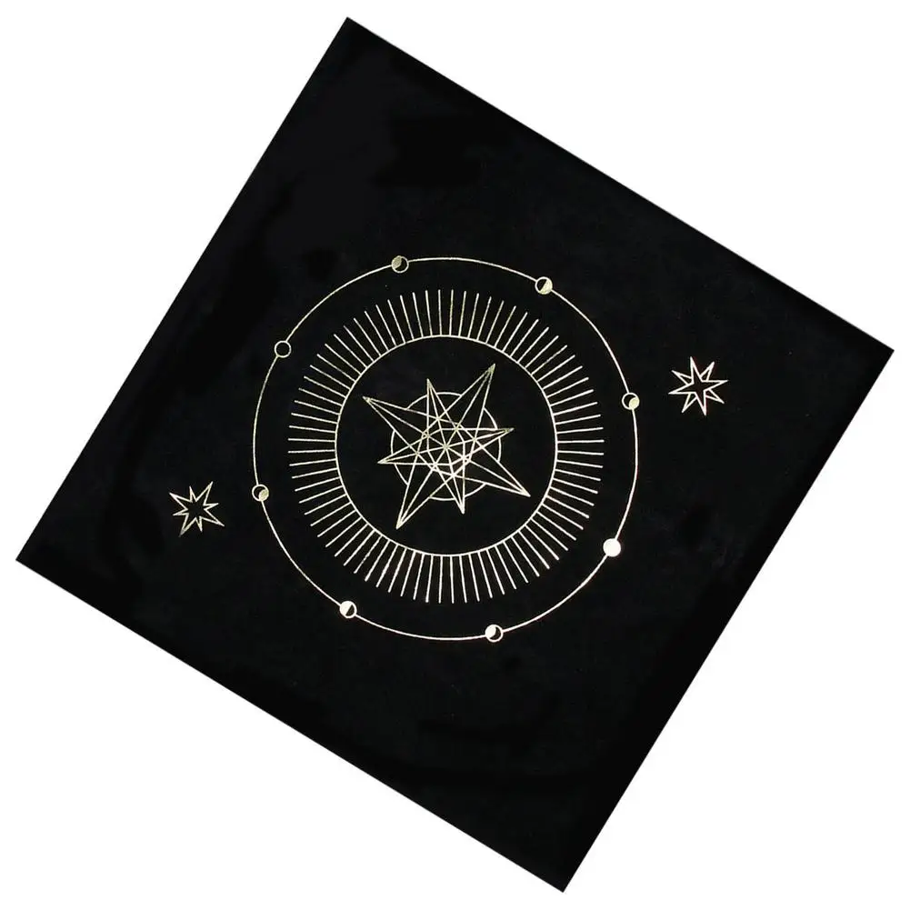 

Altar Cloth - Tarot Card Tablecloth - Soft Flannel Tablecloth Astrology Tarot Divination Card Tablecloth For Tarot Enthusias