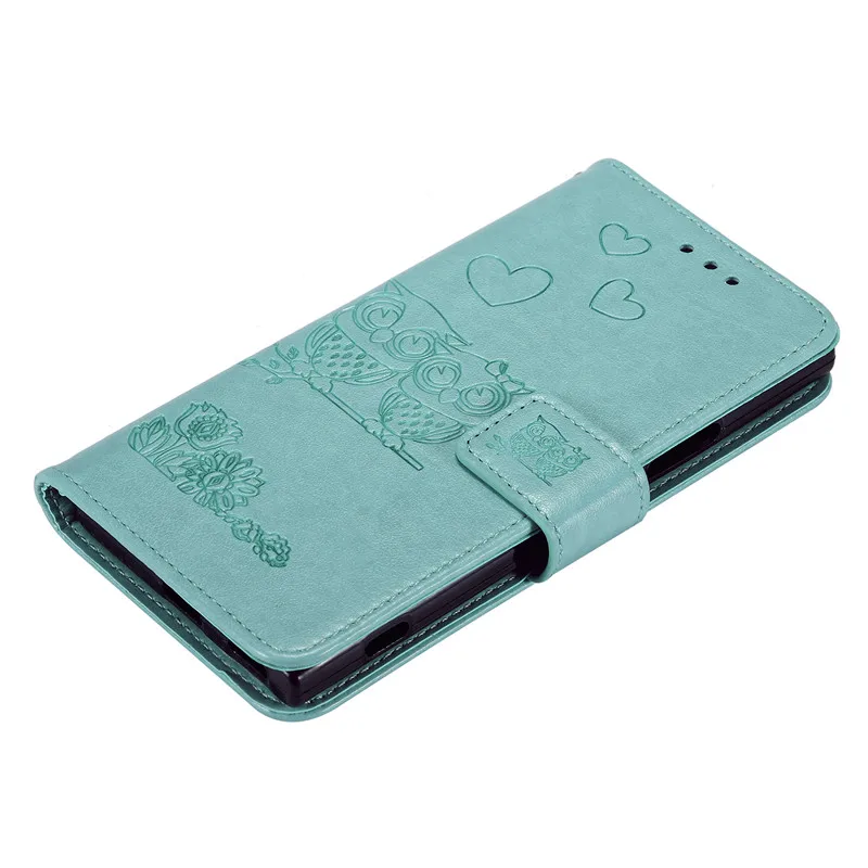

Cartoon Owl Flip Leather Case For Sony Xperia XA1 Wallet Cover Case For Sony Xperia XA1 Dual G3116 G3123 Coque Fundas Capa