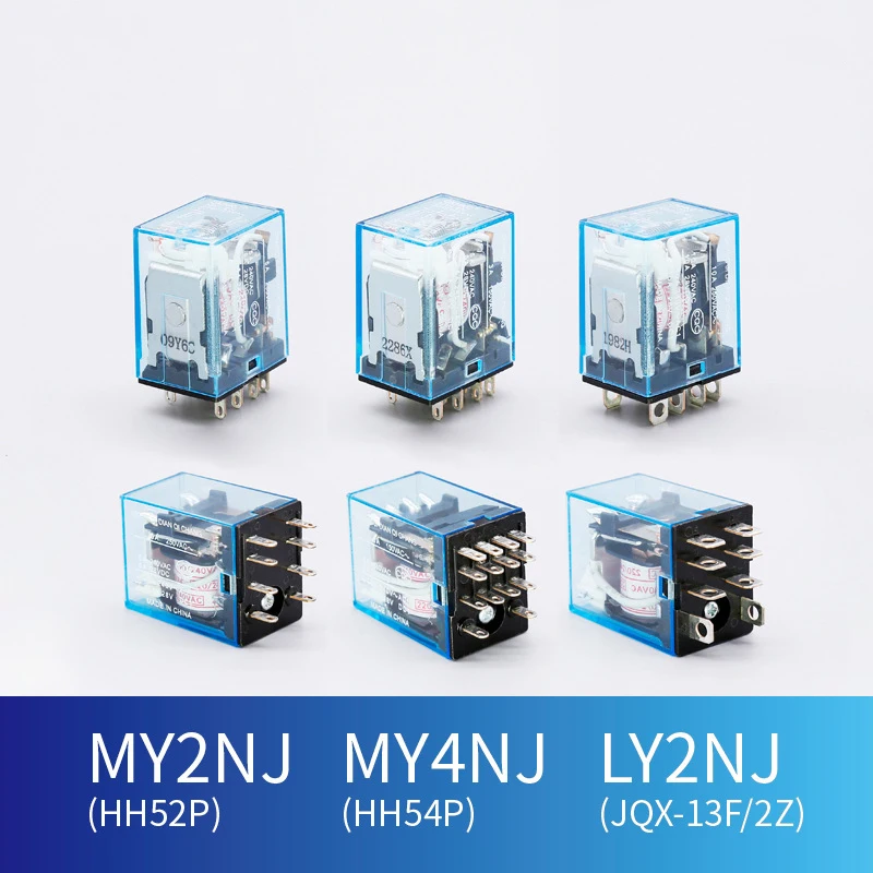 12V 24V DC MY3NJ HH53P AC220V общего назначения Мощность реле электромагнитный 3NO3NC 11 PIN-код