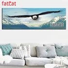 FATCAT снег горный Летающий орел 5D Diy Алмазная картина большой размер полный квадратный круглый горный хрусталь вышивка продажа животных AE1968