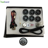 Car Seat Ventilating kits with high quality Black Fans，6 fans/seat, 6 Shift LED Knob Switch