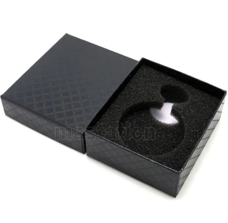 100 шт./лот DHL доставка Черная бумажная карманная коробка для часов оптовая продажа