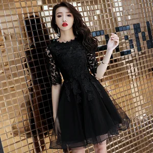 Женское сексуальное Вечерние жевное вечернее платье с вырезами, элегантная благородная короткая ночная рубашка для банкета, повседневная одежда, красивое вечернее платье